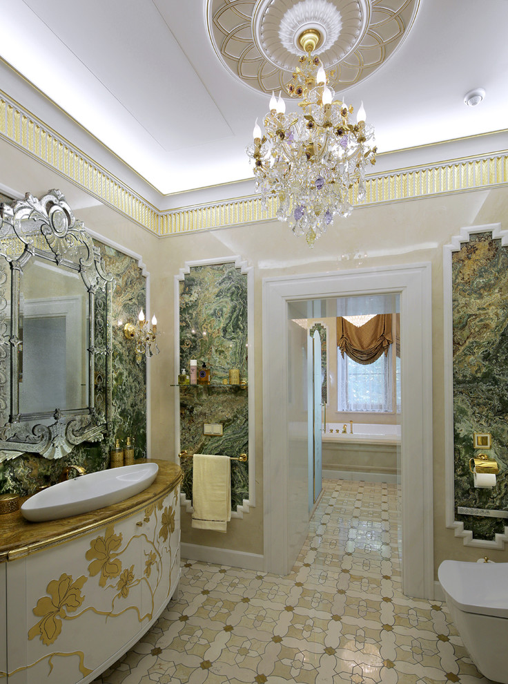 Ванная, неоклассика. Архитектурная студия Александра Кривицкого