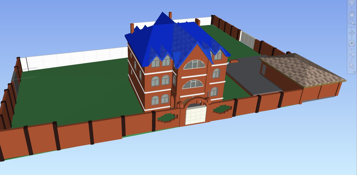 3D лазерное сканирование коттеджа в Самаре.