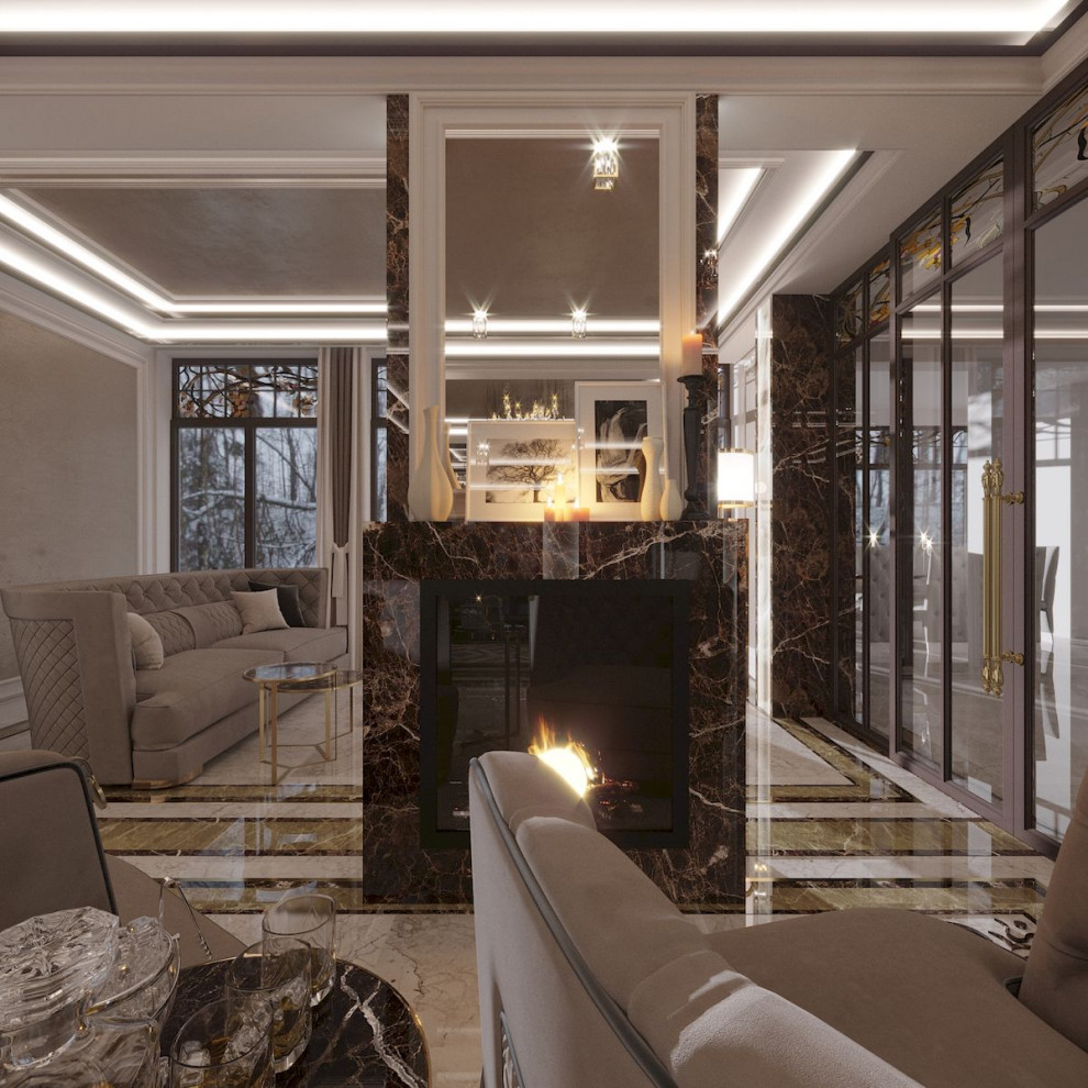 Дизайн таунхауса 100 кв. м в Куркино