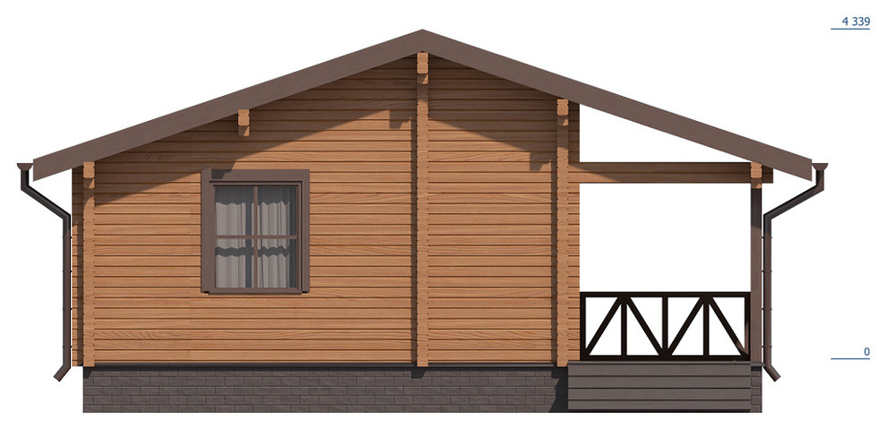 Дом из профилированного бруса "Химки"