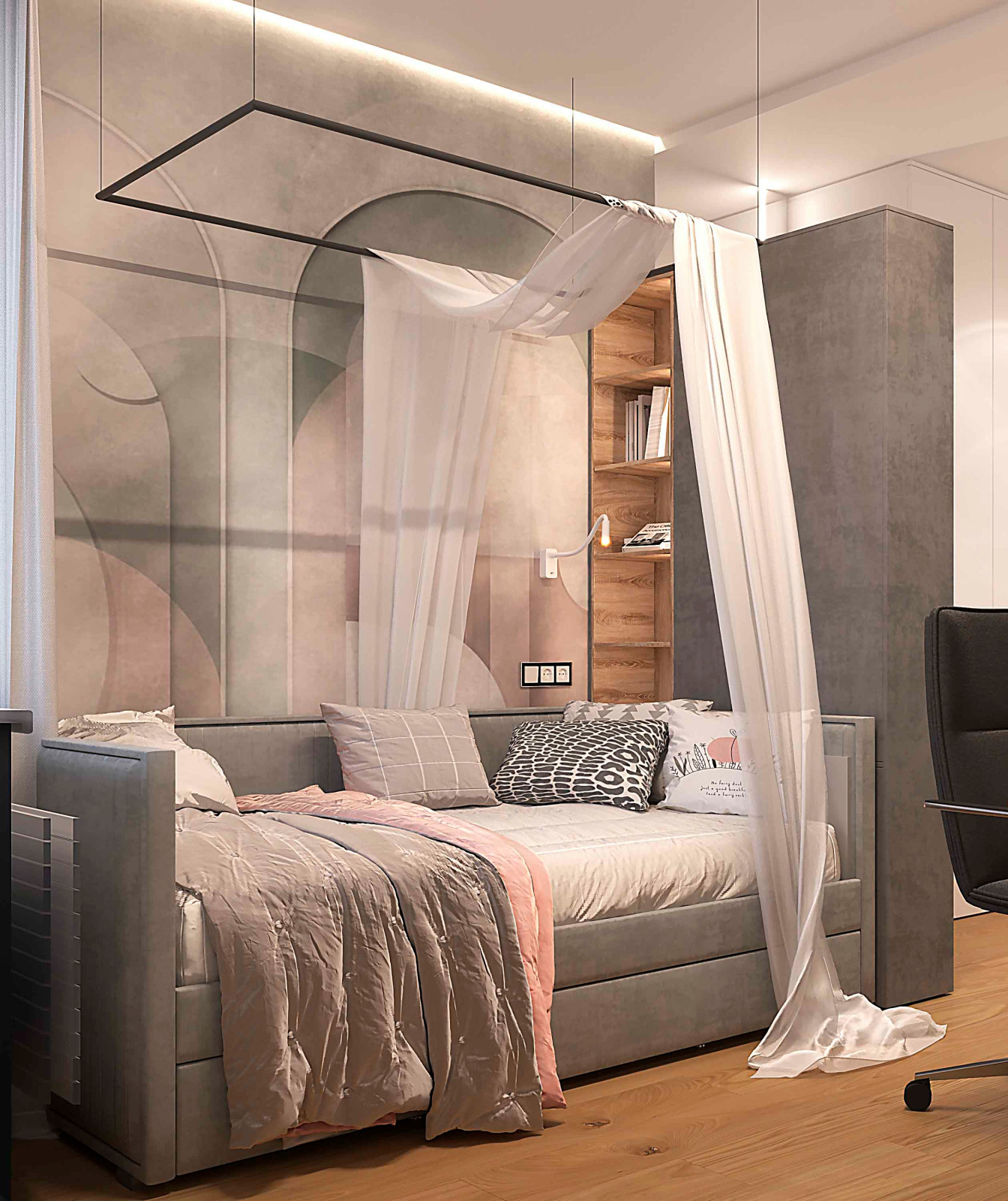 Обложка проекта: Современная квартира, в ногу со временем