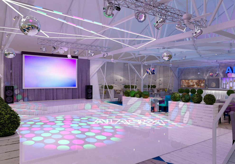 Дизайн-проект интерьера ресторана 800 м2