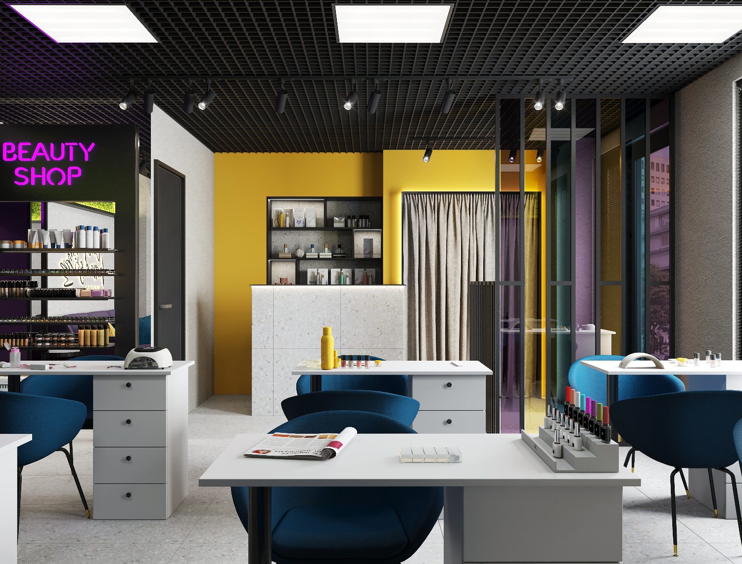 Обложка проекта: Салон маникюра в центре города