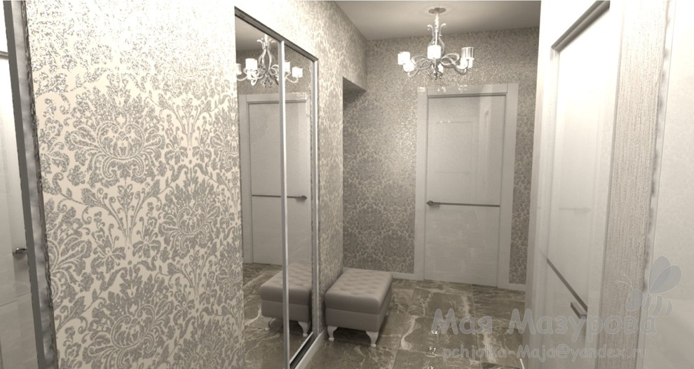 57,6 кв.м. благородной монохромности