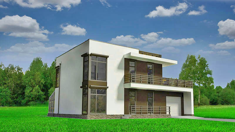 Обложка проекта: Загородный дом 220 кв.м