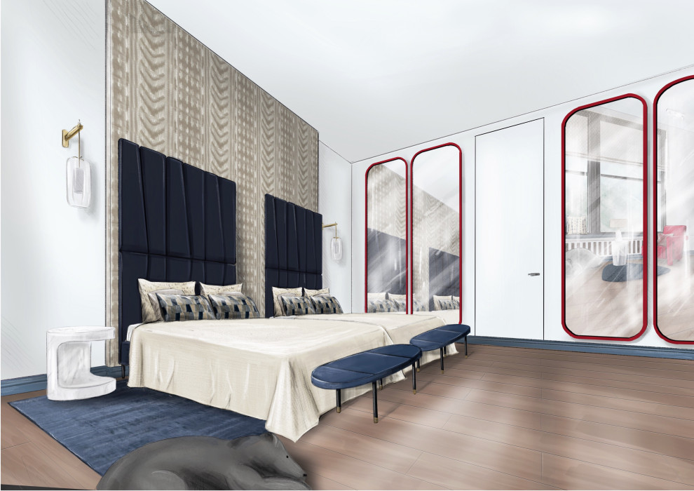 Обложка проекта: Проект "Лед тронулся" (Квартира в Москве на Молочном переулке, д.1, 280 кв.м.)