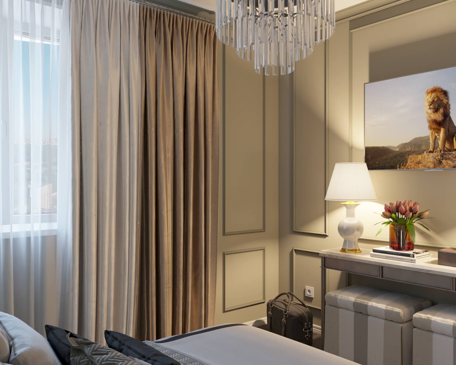 Спальня. В стиле Неоклассика