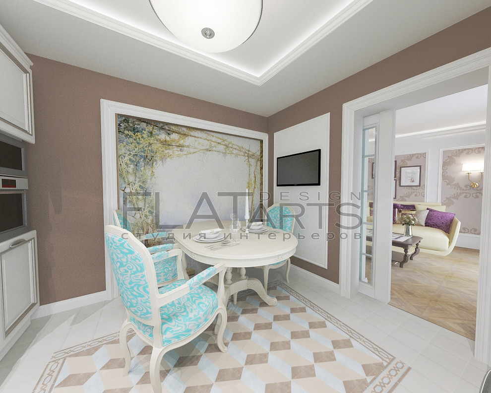 Дизайн 3-ной квартиры в стиле арт деко