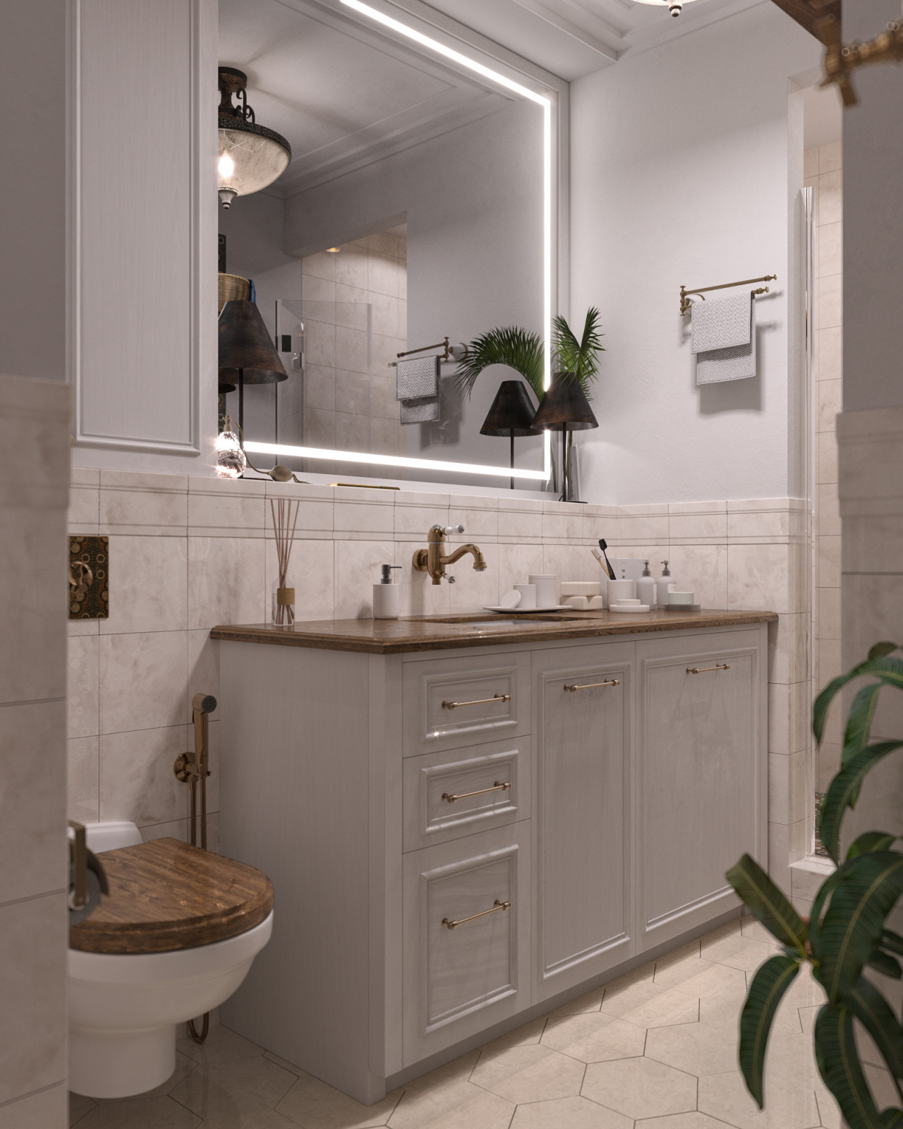 апартаменты на первой линии, с национальным характером