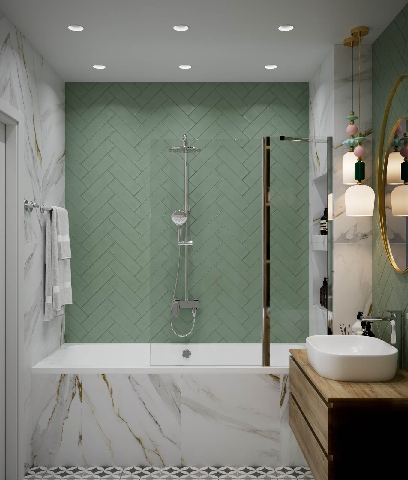 Современный жилой интерьер