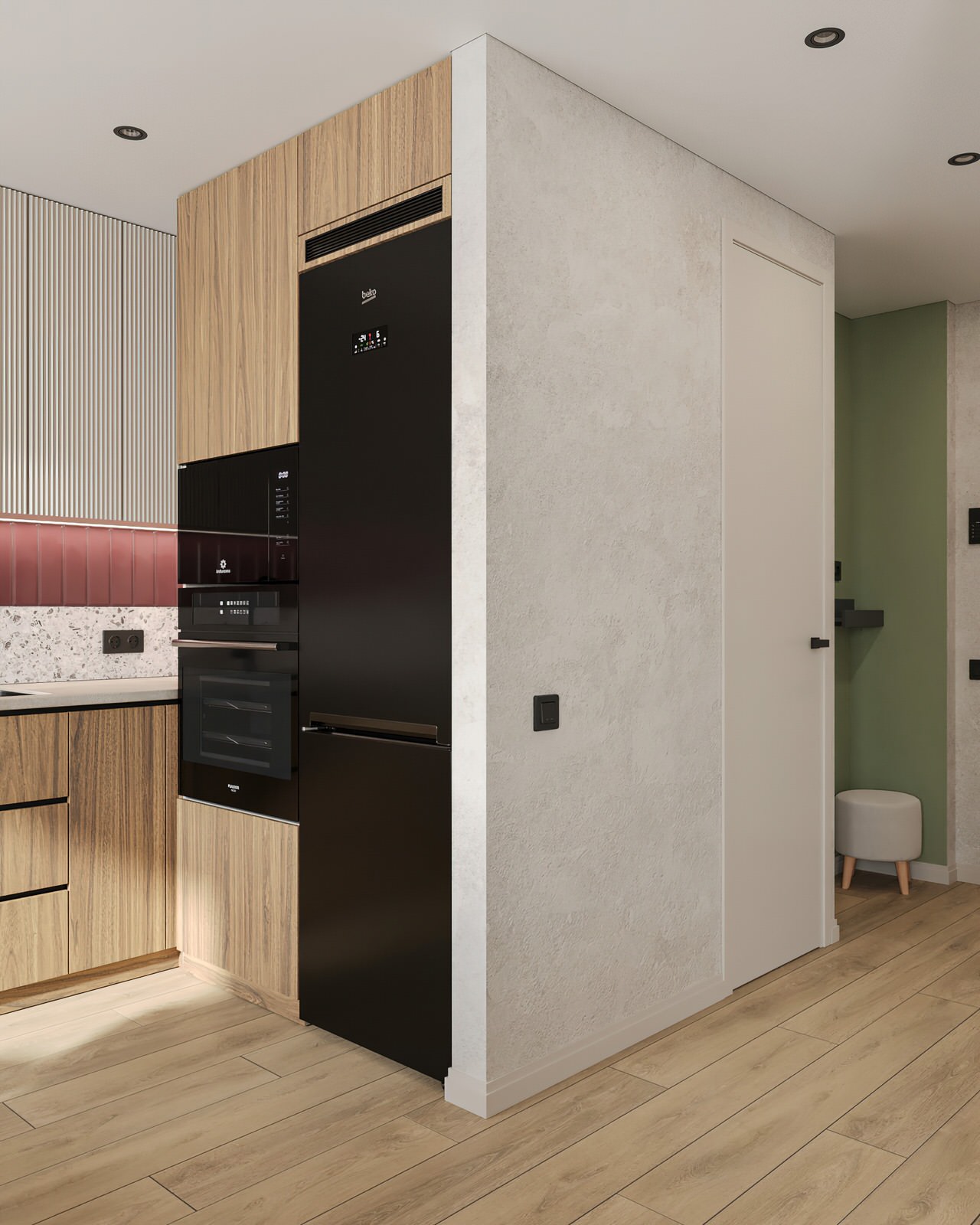 13. Student house. Кухня-гостиная