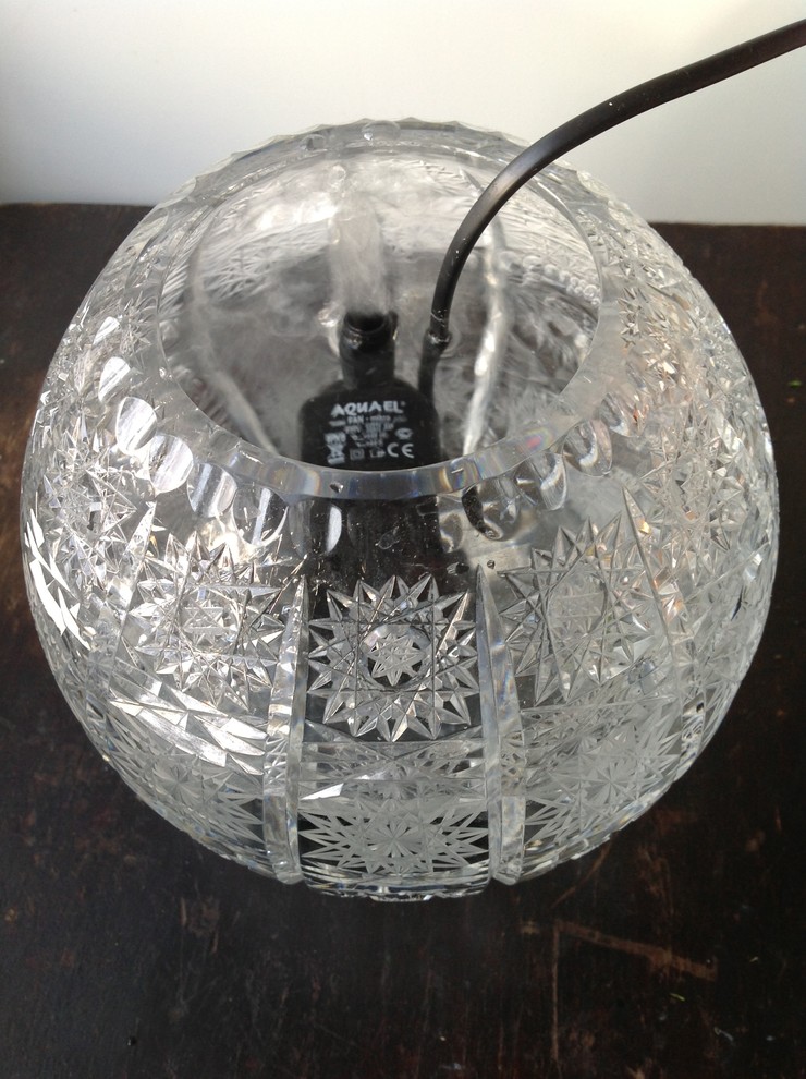 DIY: Как сделать декоративный фонтан из хрустальной вазы