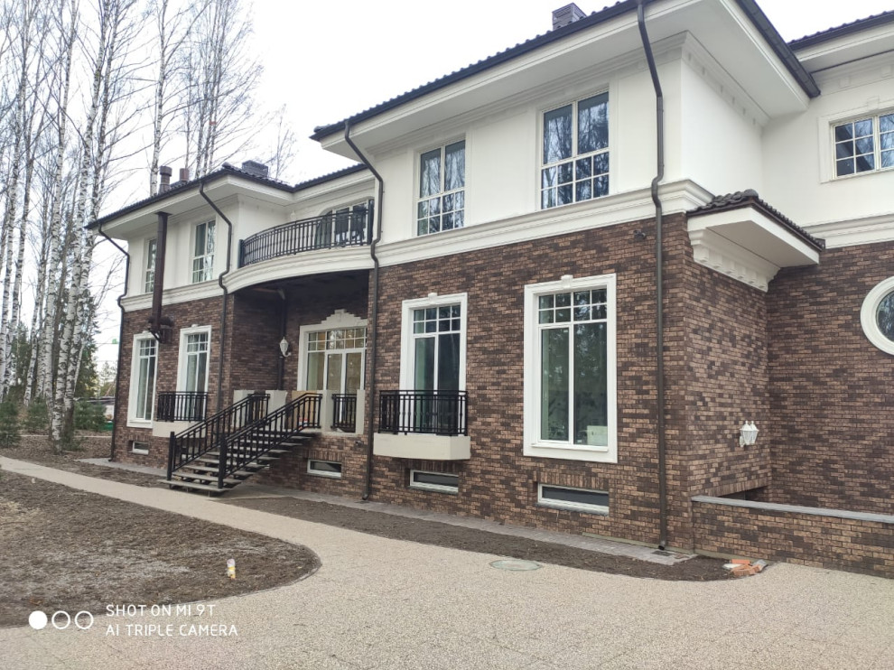 Дом в классическом стиле. Клинкерная плитка.