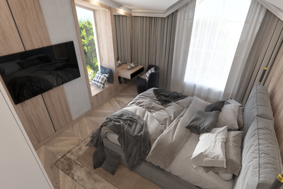 Мансардные этажи и интерьеры в них