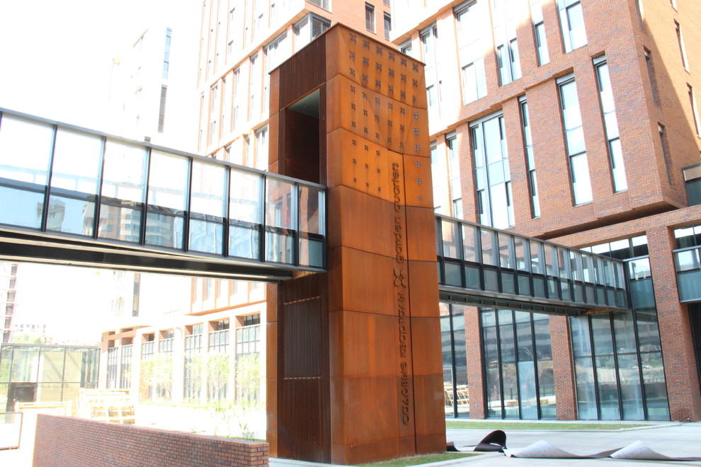 Обложка проекта: изделия из легированной стали Cor-ten