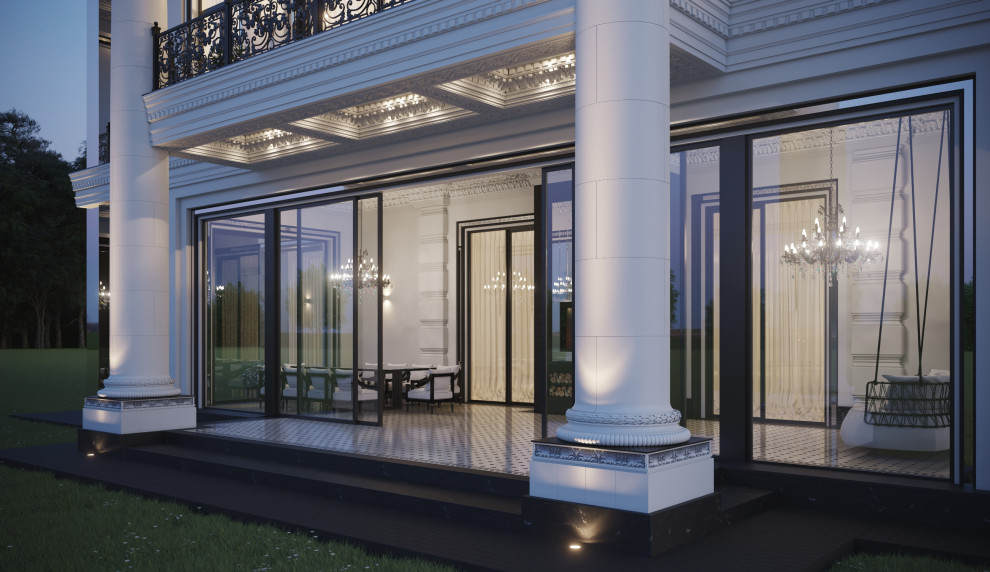 Разработка и оформление проекта загородной резиденции в классическом стиле