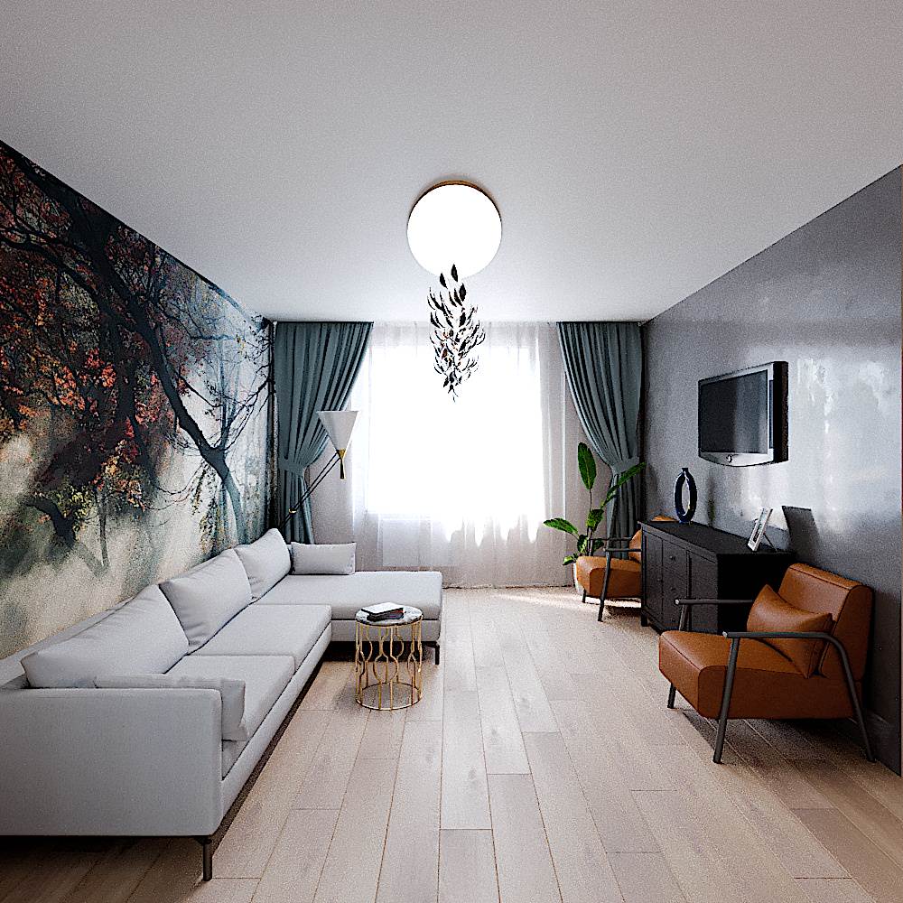 Дизайн 3-комнатной квартиры