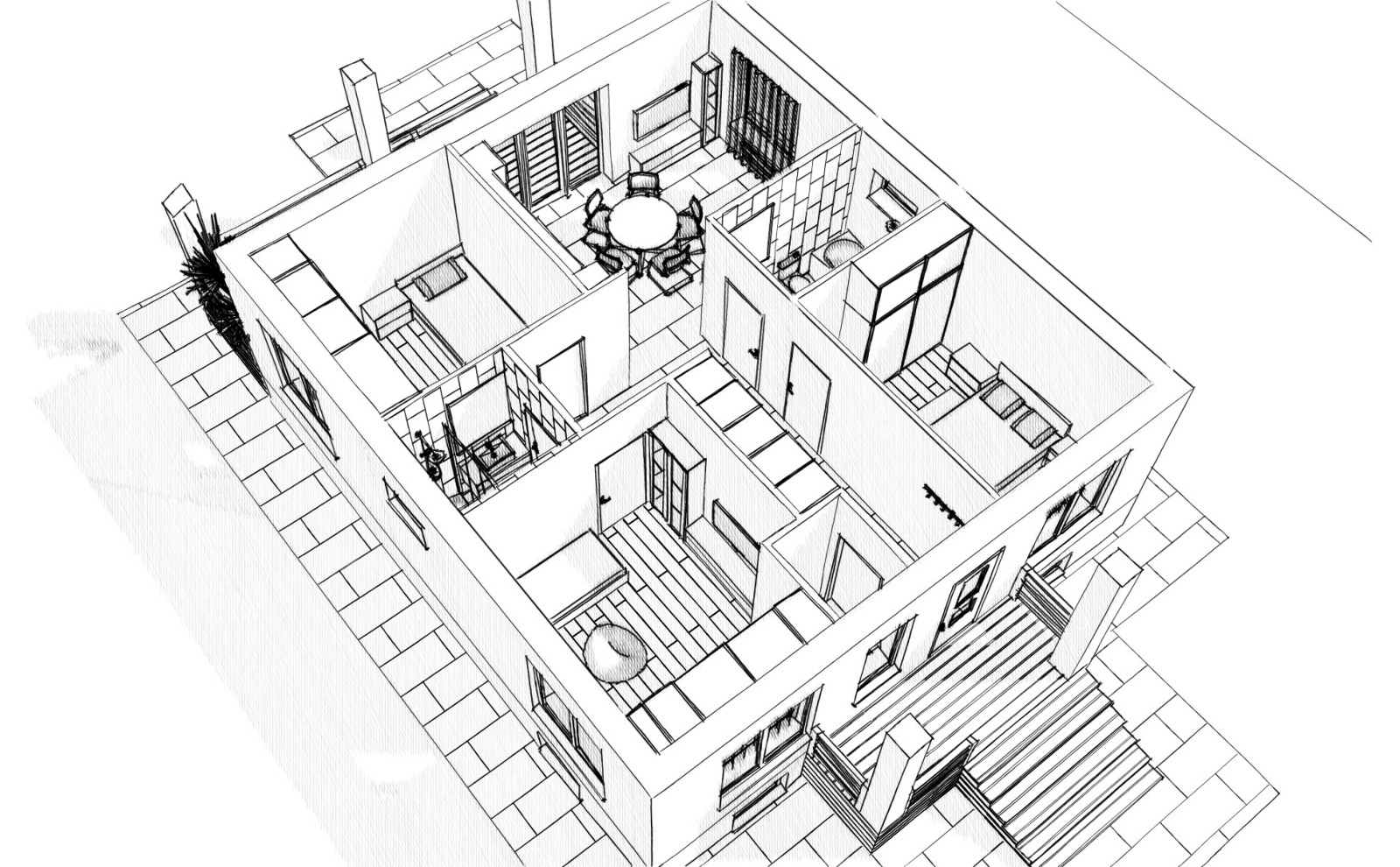 Дизайн-проект экстерьера дома 3