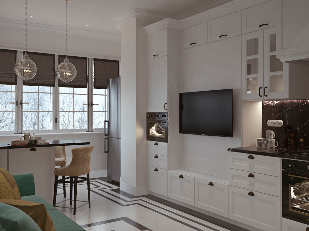 Двухкомнатная квартира в классическом стиле в Моксве.