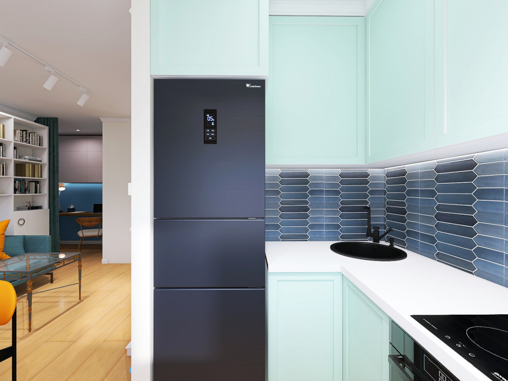 Двухкомнатная квартира в стиле фьюжн