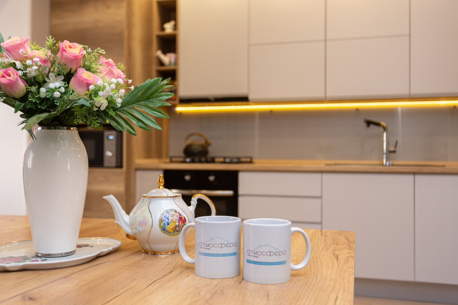 Современная кухня на берегу Балтийского моря