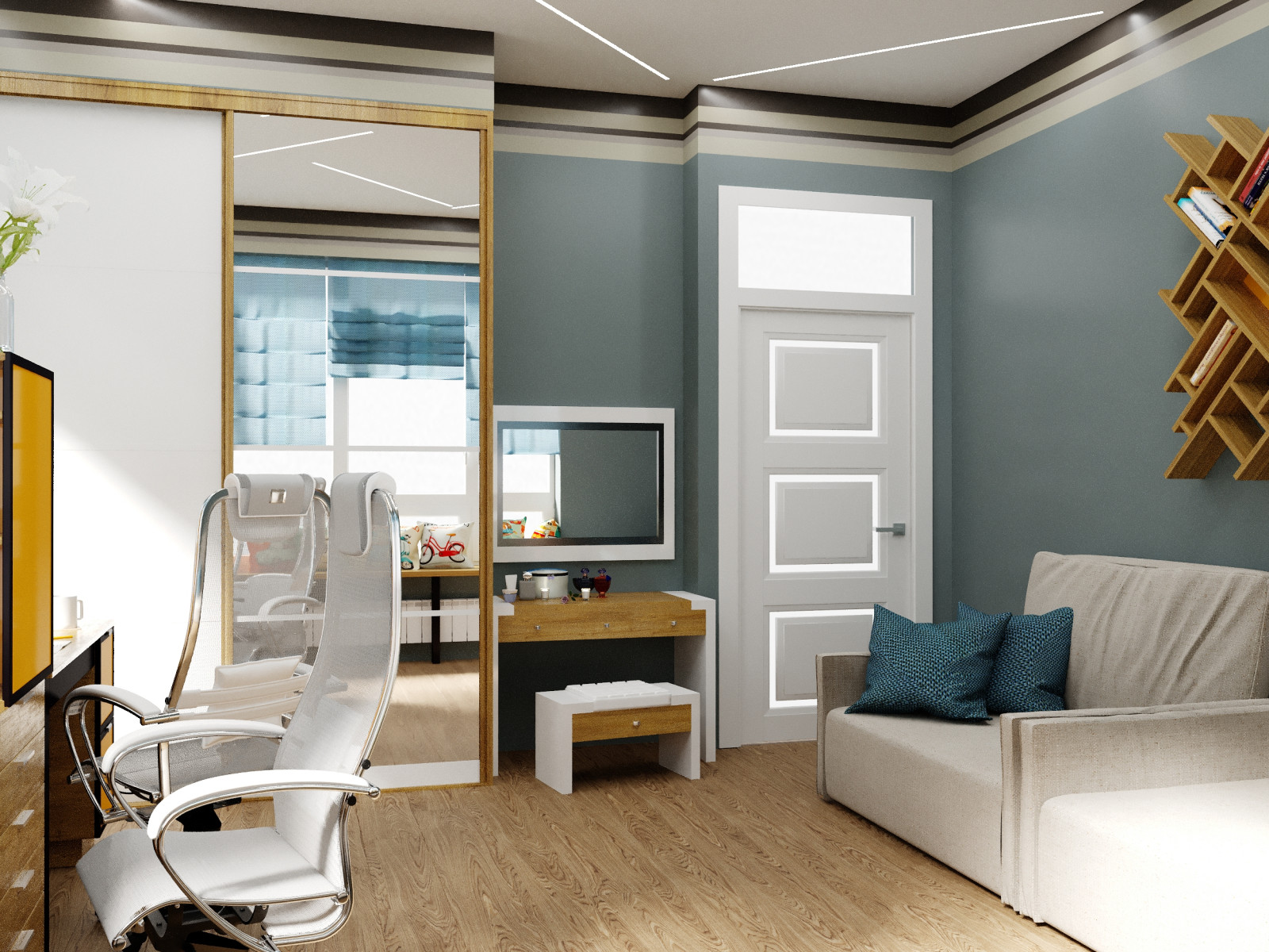 Дизайн-проект квартиры в ЖК Скандинавия