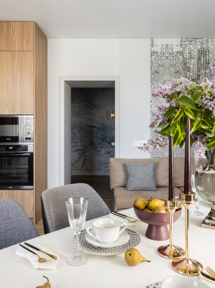 Современная кухня с нотками ретро от Iilimur design