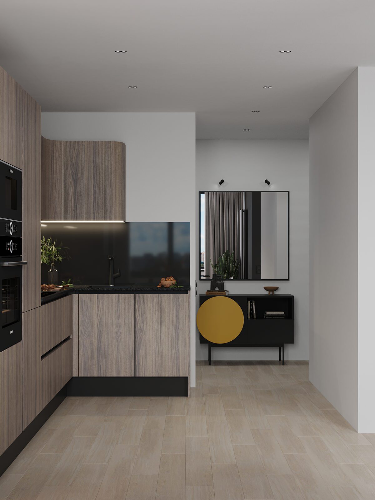 Квартира в стиле минимализма для молодой девушки