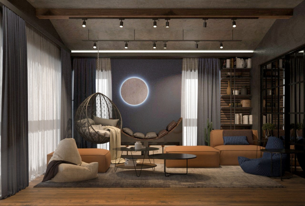 Дизайн проект интерьера загородного дома 850 м2