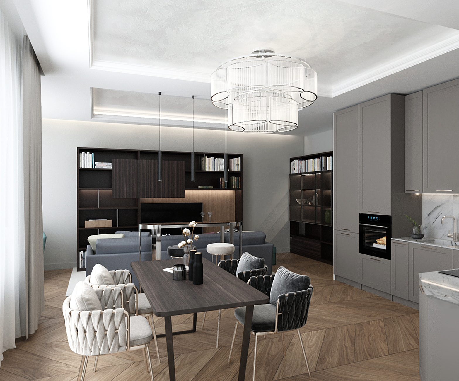 2-х комнатная квартира, 64 кв., ЖК "Царская площадь", 2020 г.