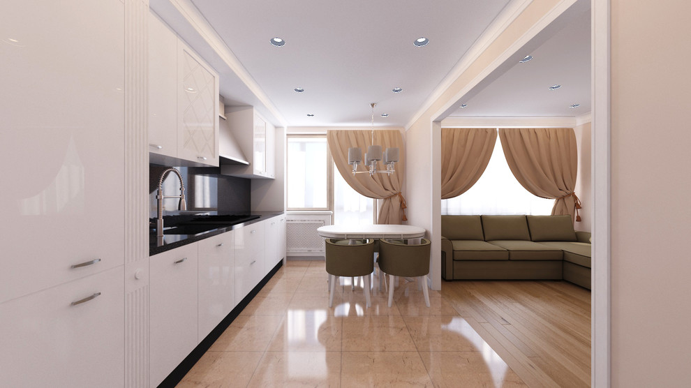 КВАРТИРА В СОВРЕМЕННОМ СТИЛЕ Общая площадь 109 кв.м