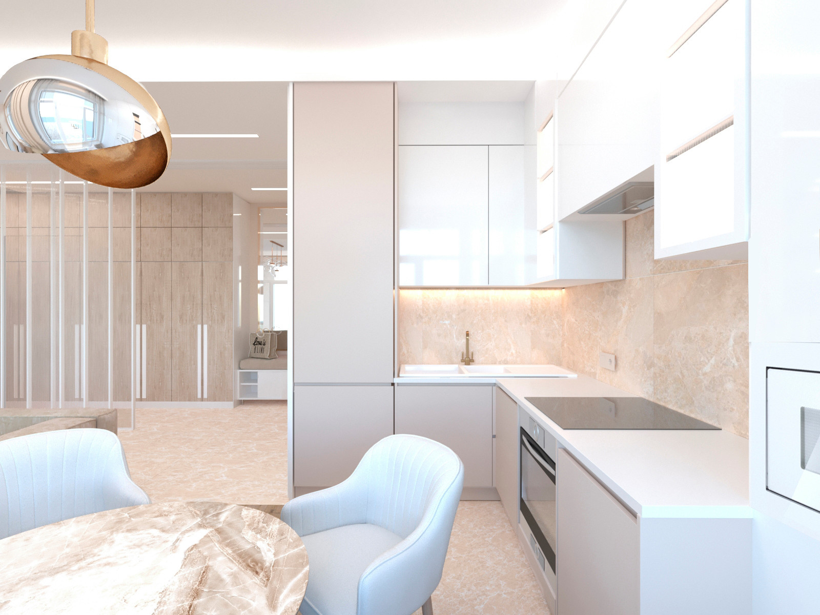 "Долгая дорога в дюнах". 2-х комнатная квартира.