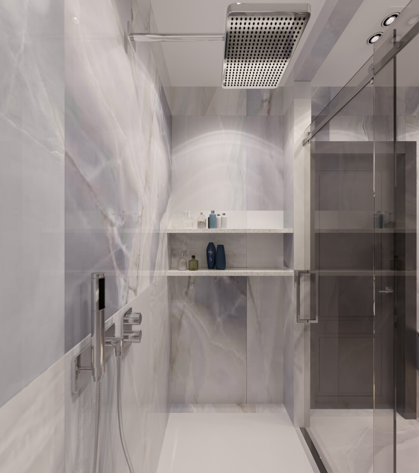 Дизайн интерьера квартиры. 168 кв.м. Soft contrasts.