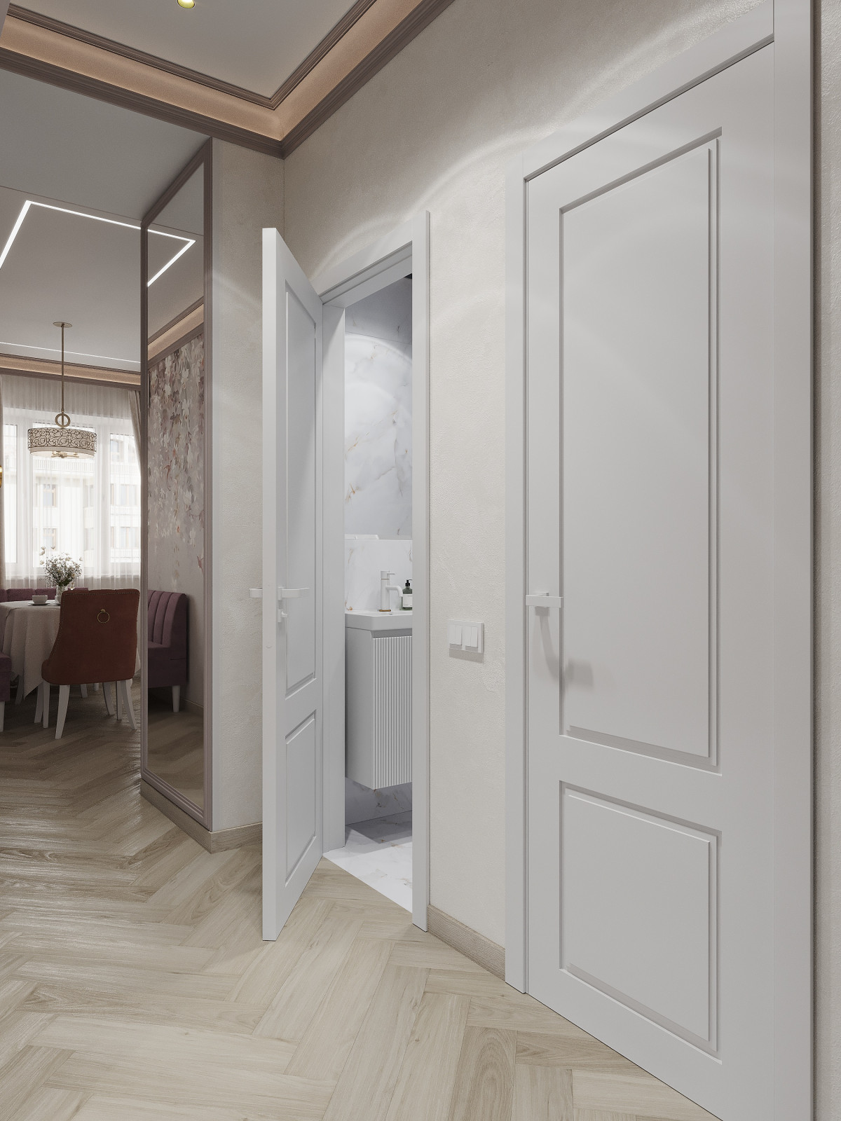 Дизайн двухкомнатной квартиры на Спортивной