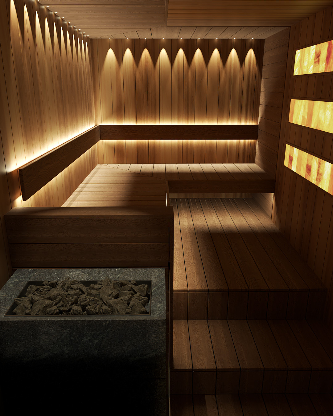 Обложка проекта: Дизайн-проект сауны с гималайской солью