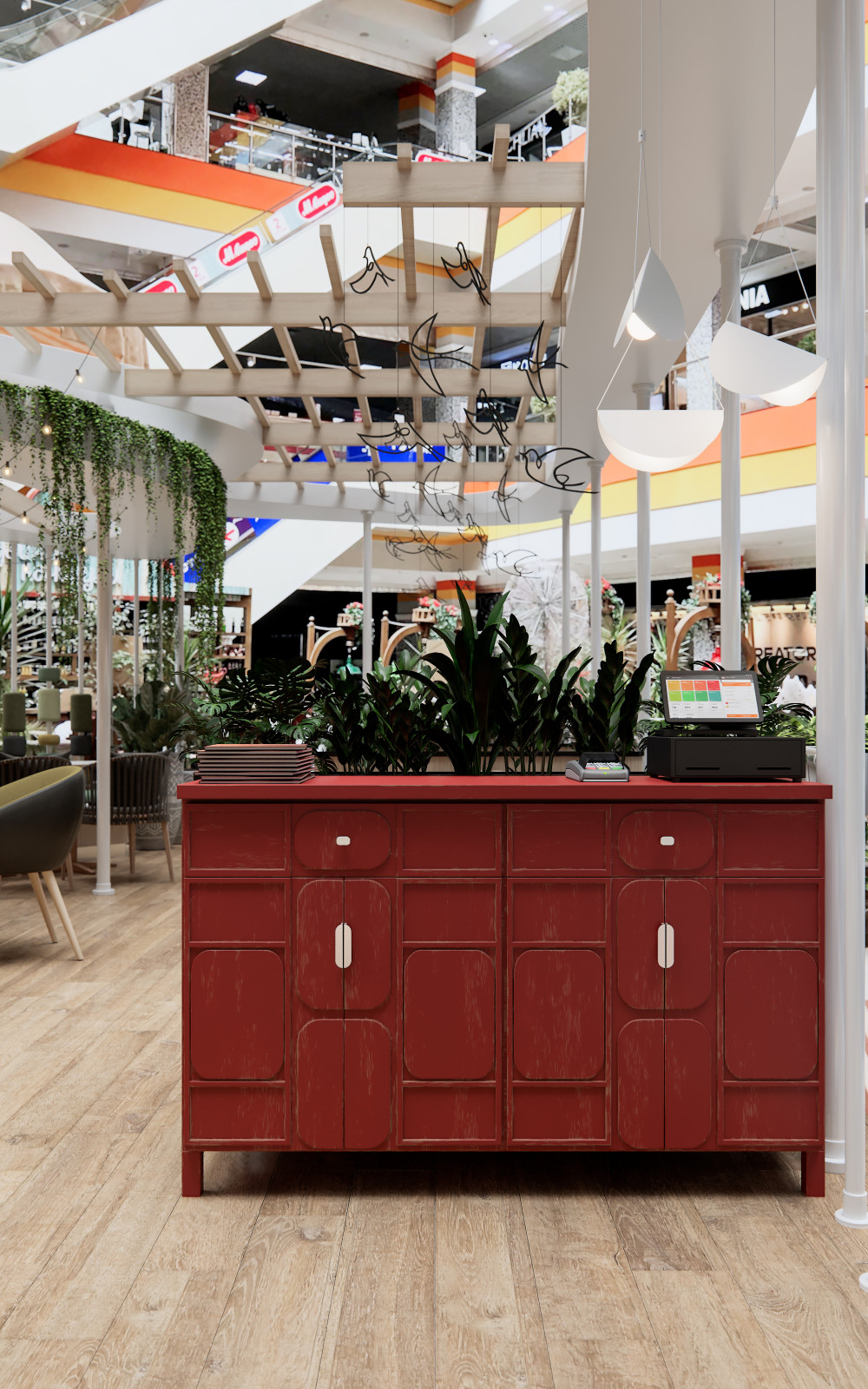 Дизайн интерьера кафе