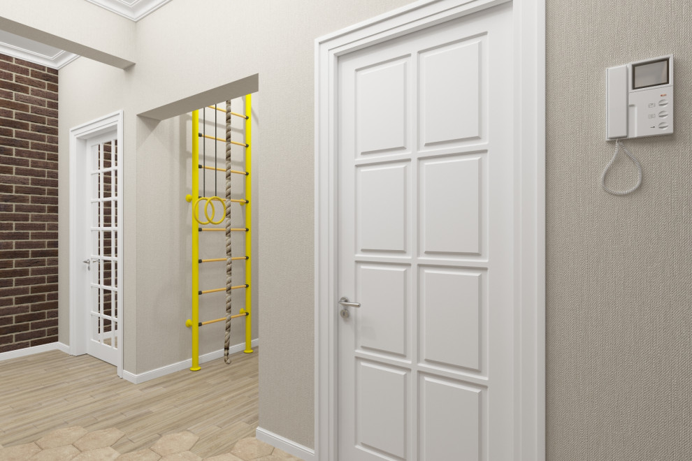 Дизайн прихожей  в ЖК "Аврора-парк", г.Краснодар