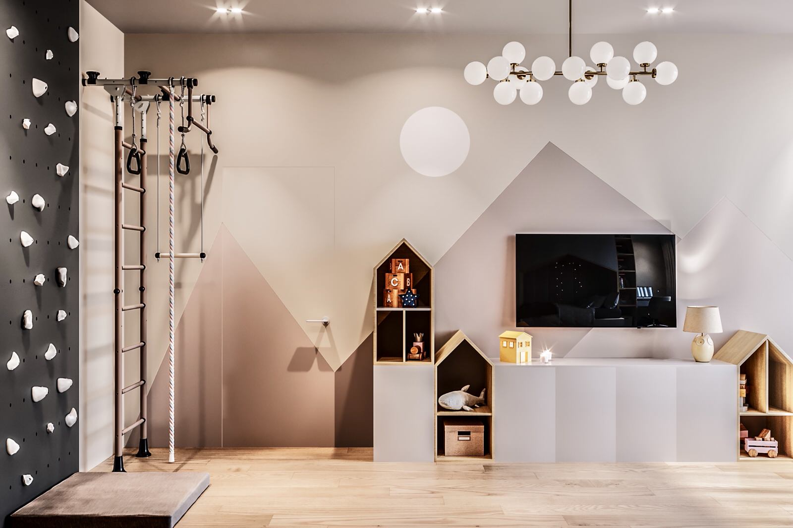 Дизайн-проект детской спальни в г. Москва