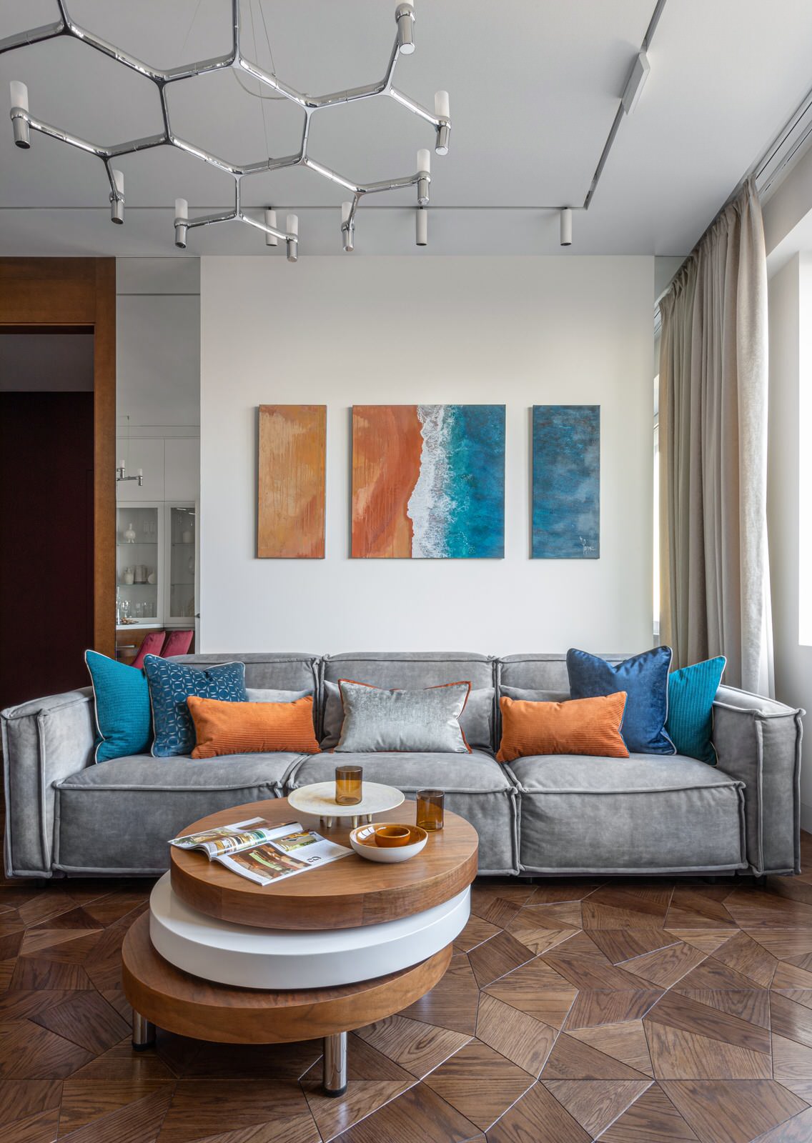 Трёхкомнатная квартира 74 м2