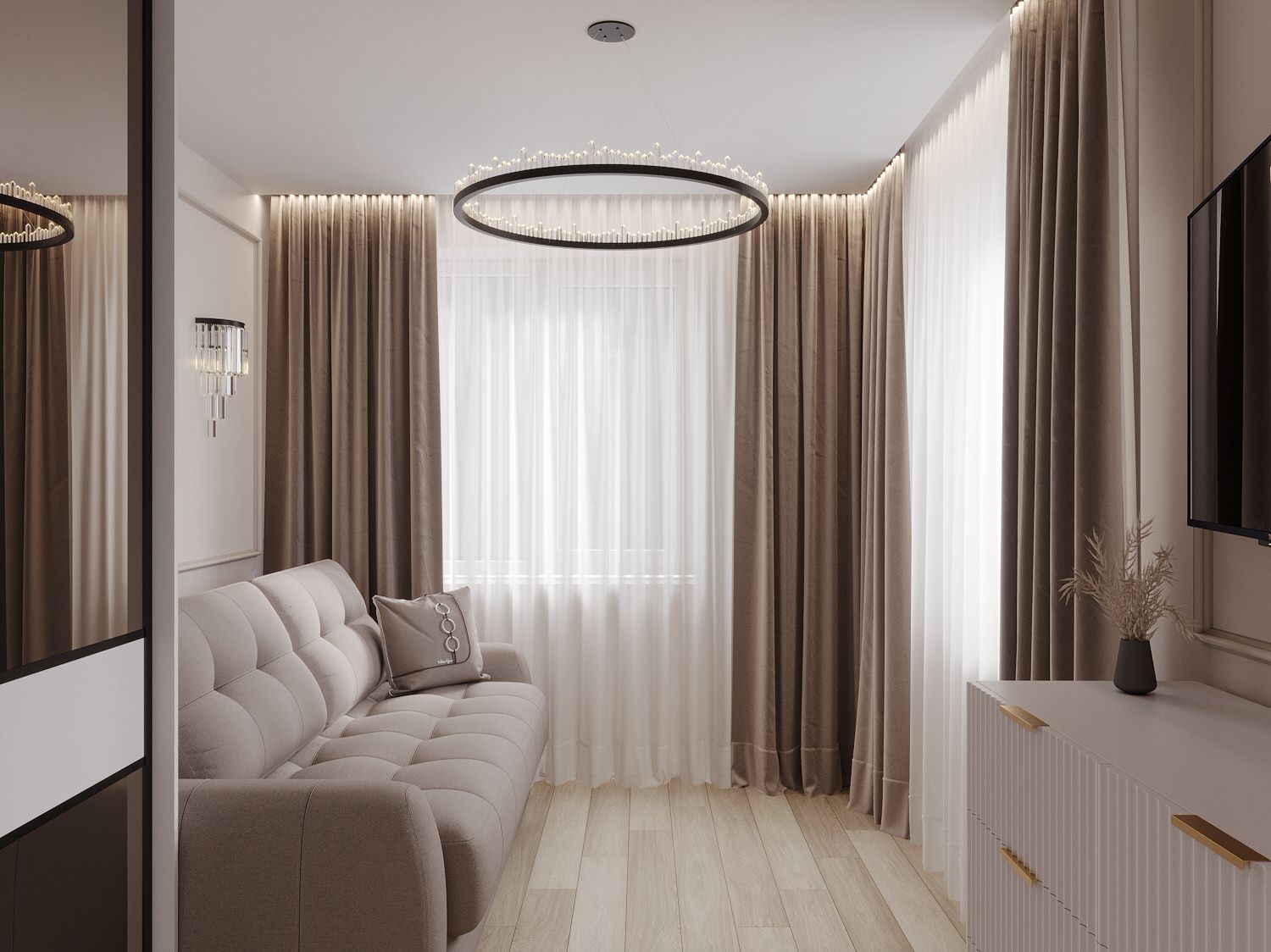 Трёхкомнатная квартира в Кирово-Чепецке