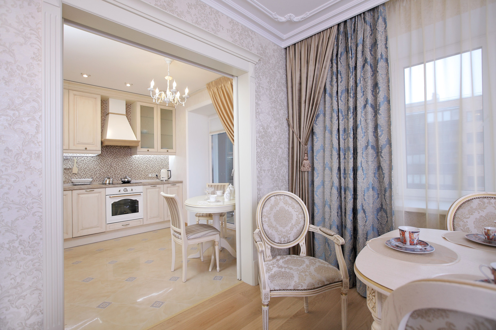 Дизайн трехкомнатной квартиры в ЖК "Южный берег"