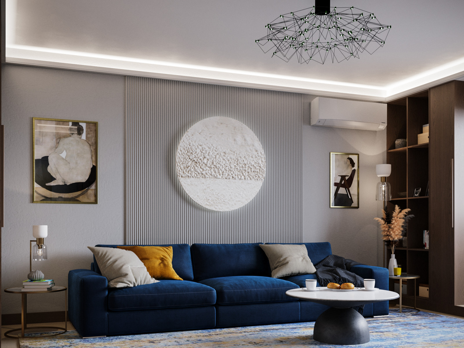 Обложка проекта: Гостиная ЖК Горский