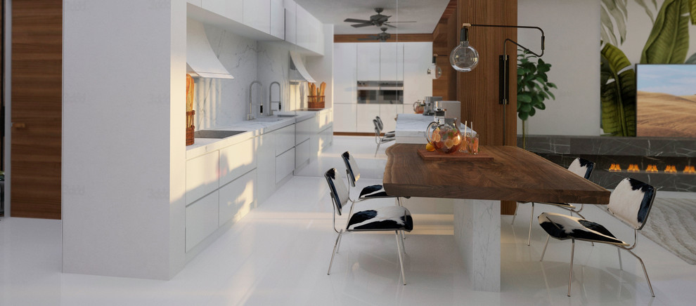 В лучах утреннего солнца