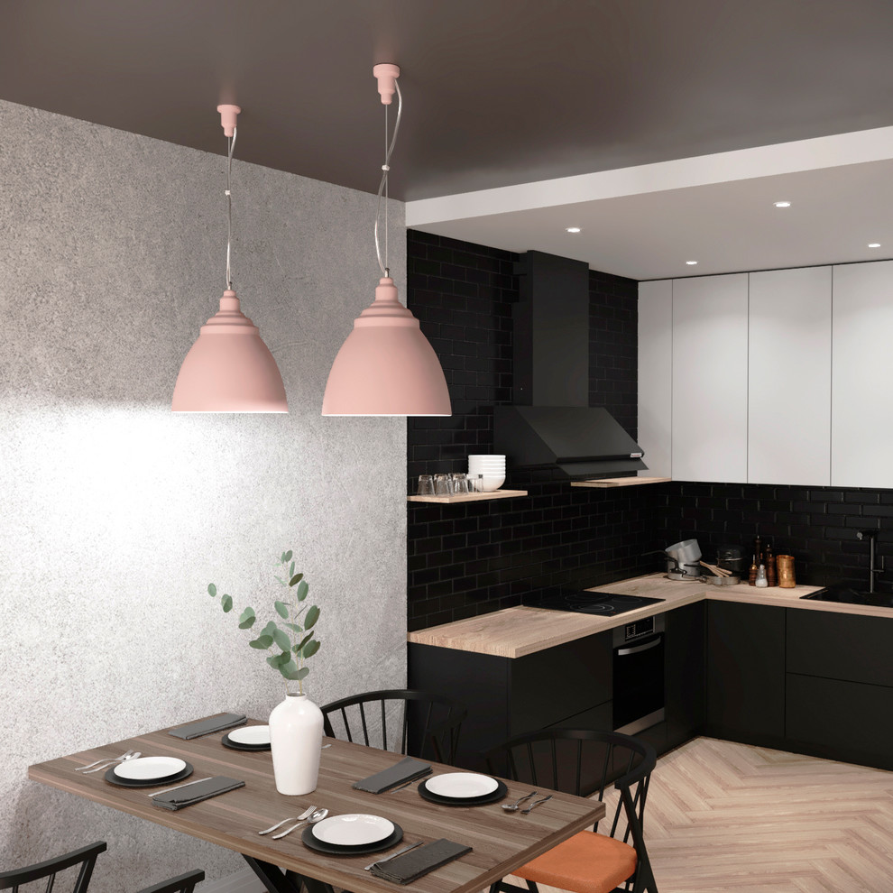 Кухня-гостиная в стиле лофт