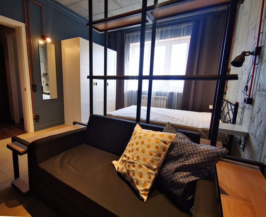 Обложка проекта: Кварира-студия для молодого человека