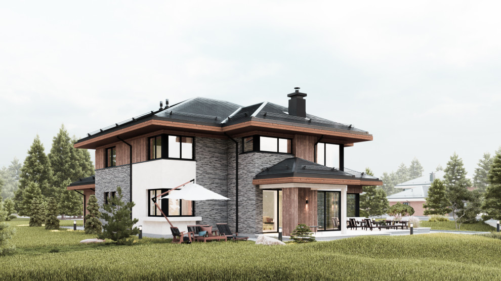 Проект загородного дома Московская область, поселок Одинцово