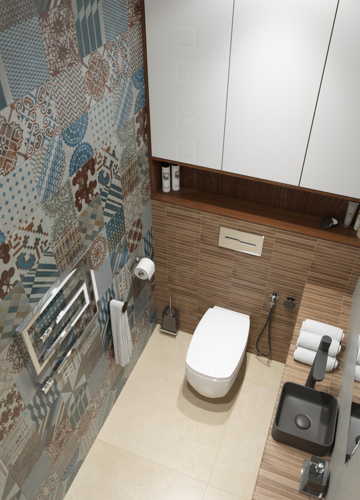 Обложка проекта: Fleur de Sel(гостевой санузел)