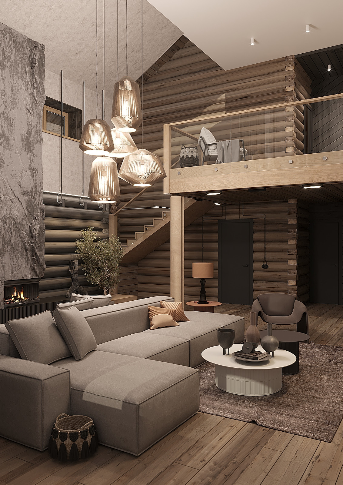 Обложка проекта: Дизайн-проект деревянного сруба