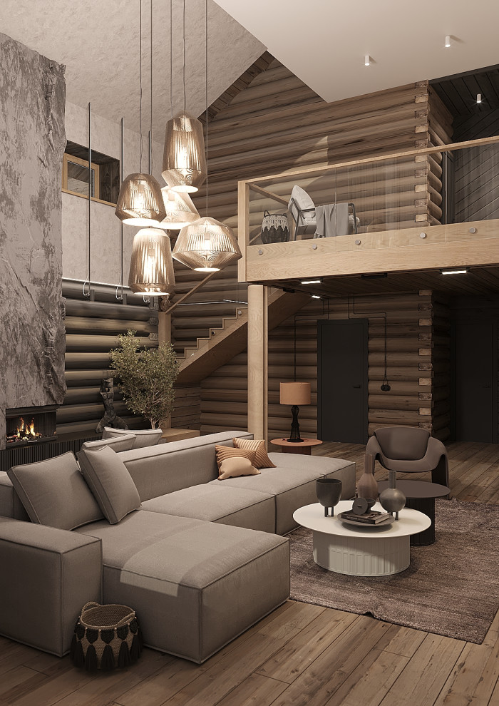 Обложка проекта: Дизайн-проект деревянного сруба