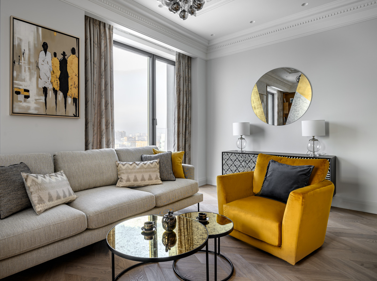 Фотосъемка реализованного дизайн-проекта в ЖК «Прайм парк»